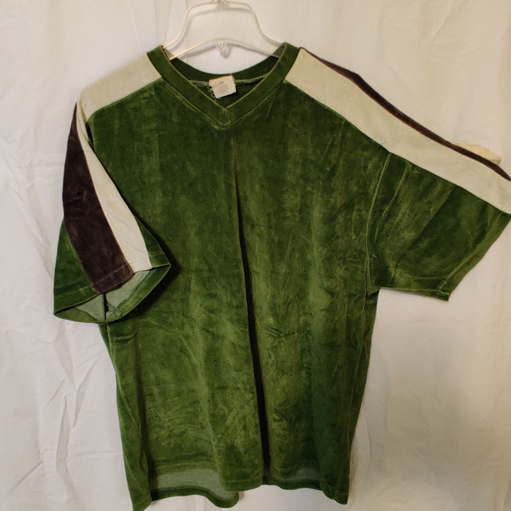 Vintage Velvet Like Racing Stripes